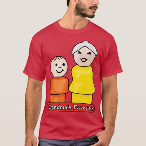 Little People Grandmas Favorite T_Shirt