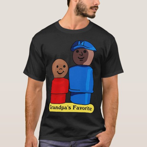 Little People Grandpas Favorite T_Shirt