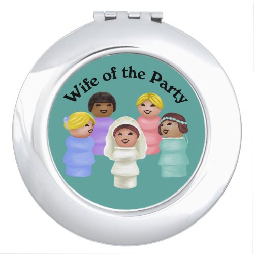 Little People Wife of the Party Compact Mirror