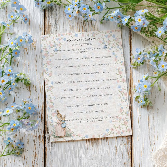 Little Peter Rabbit and Mom Guessing Game (Creator Uploaded)