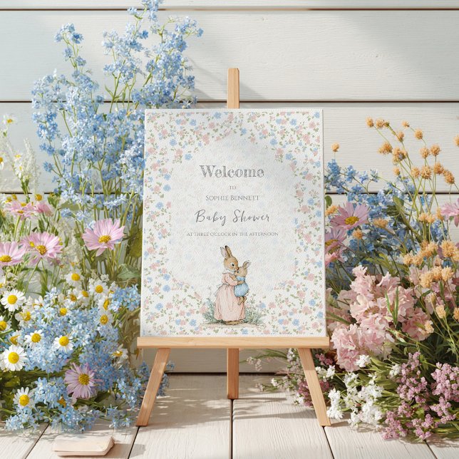 Little Peter Rabbit and Mom Welcome Poster (Creator Uploaded)