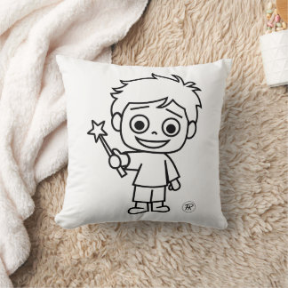 Little Phiri Throw Pillow