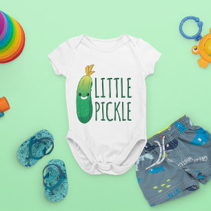 Little Pickle Cute Green Pickle Baby Bodysuit