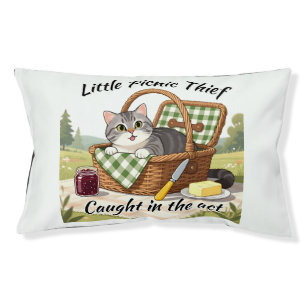 Little Picnic Thief Kitten Pet Bed