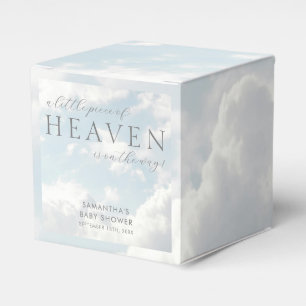 Little Piece of Heaven Custom Baby Shower Classic Favor Boxes