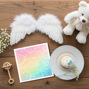 Little Piece of Heaven Rainbow Thank You Napkins