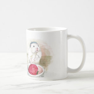 Little Pierro the Hamster with Strawberry Coffee Mug