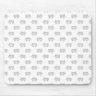 Little Pig Paperclips   Piglet Paperclip Mouse Pad