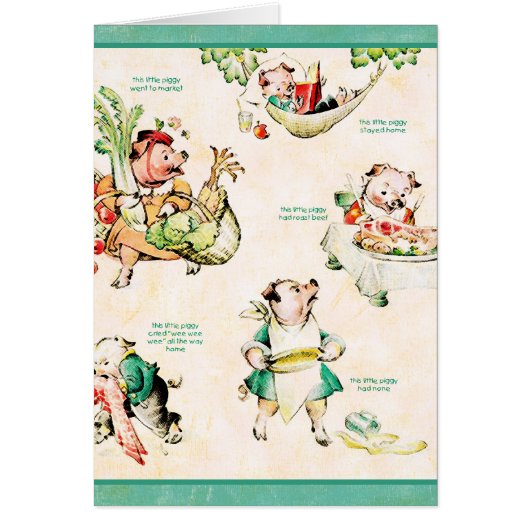 Little Piggies Card (Front)