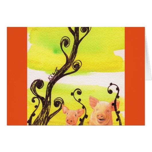 Little Piggies Cards (Front Horizontal)