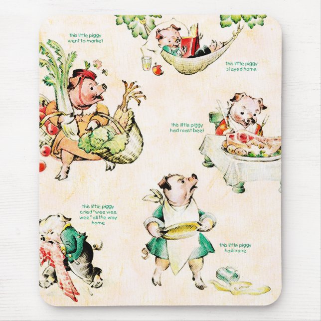 Little Piggies Mousepad (Front)