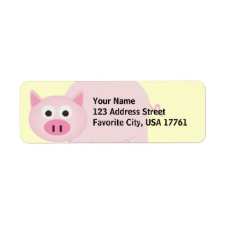 Little Piggy Address Labels
