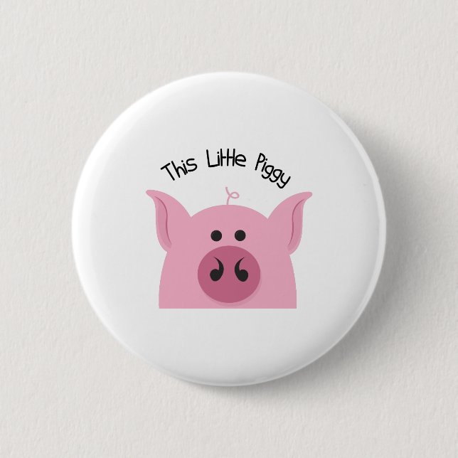 Little Piggy Button (Front)