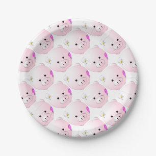 Little piggy paper plates