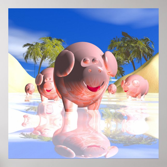 Little pigs poster (Front)