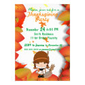 Little Pilgrim Custom Thanksgiving Party