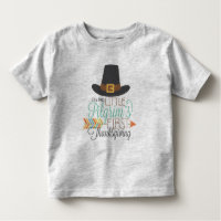 Little Pilgrim's First Thanksgiving toddler Toddler T-shirt