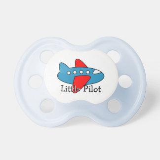 Little pilot toy plane pacifier | aviation theme