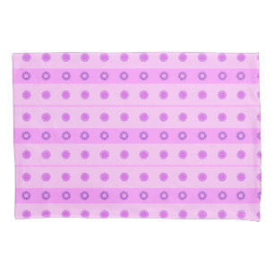 Little Pink and Purple Flowers Pattern Pillowcase