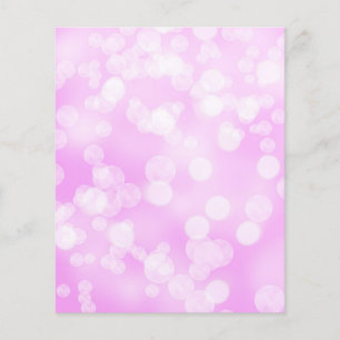 Little Pink Bokeh Lights Scrapbook Paper