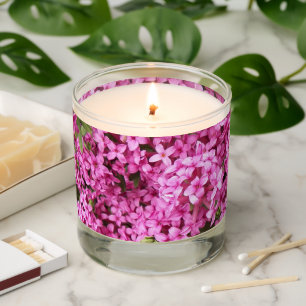 Little Pink Daphne Flowers Floral Scented Candle
