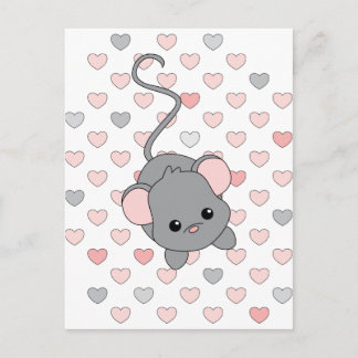 Little Pink Ears Postcard
