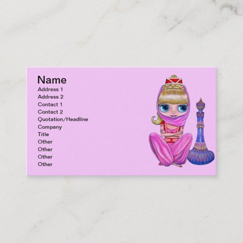 Little Pink Genie Business Card