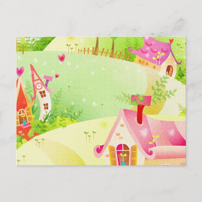 little pink houses postcard (Front)