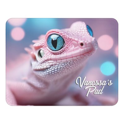 Little Pink Lizard with Big Blue Eyes Name