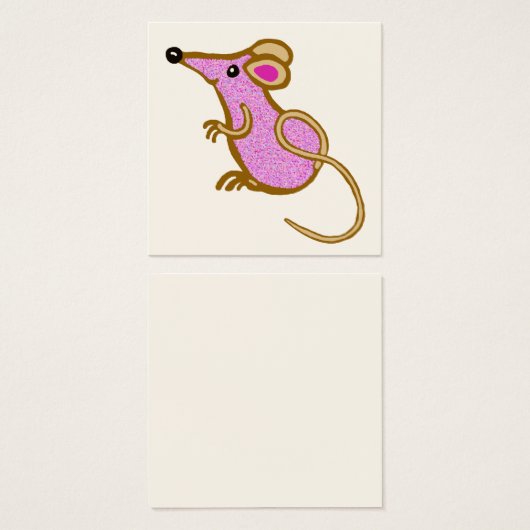 Little pink mouse (Front & Back)