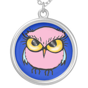 Little Pink Owl Necklace