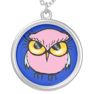 Little Pink Owl Necklace