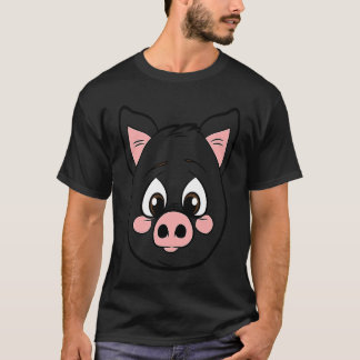 little pink piggy Lazy Halloween Carnival Costume  T-Shirt