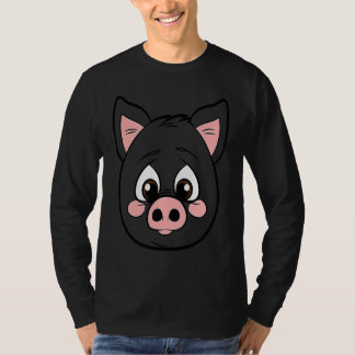 little pink piggy Lazy Halloween Carnival Costume  T-Shirt