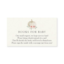 Little Pink Pumpkin Books for Baby  Enclosure Card