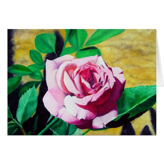 Little Pink Rose Cards (Front Horizontal)