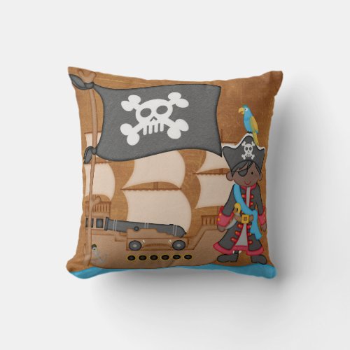 Little Pirate African American MOJO Pillow