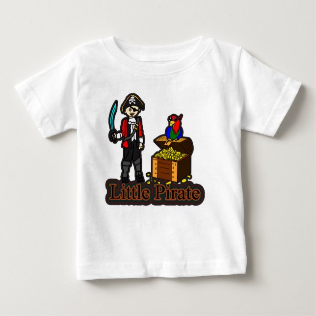 Little Pirate Baby T-Shirt (Front)