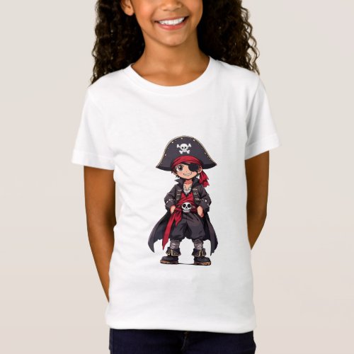 Little Pirate Kids Birthday T_Shirt