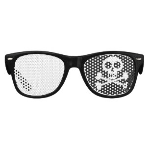Little Pirate Kids Skull and Crossbones Birthday  Sunglasses