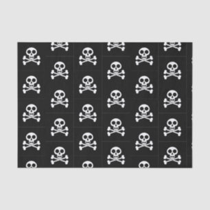 Little Pirate Kids Skull and Crossbones Birthday  Tissue Paper