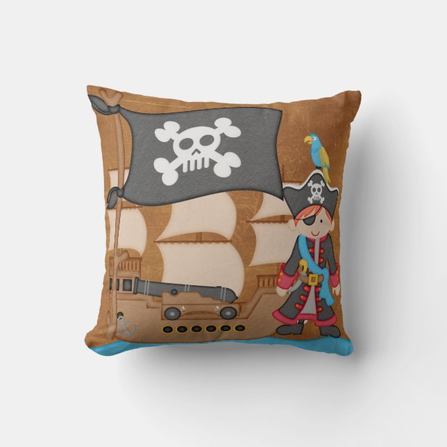 Little Pirate (Red Hair) MOJO Pillow (Front)