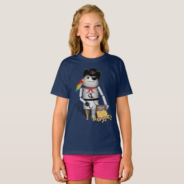 Little Pirate Robo-x9  T-Shirt (Front Full)
