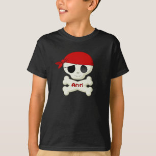 Little Pirate Skull and Crossbones T-shirt