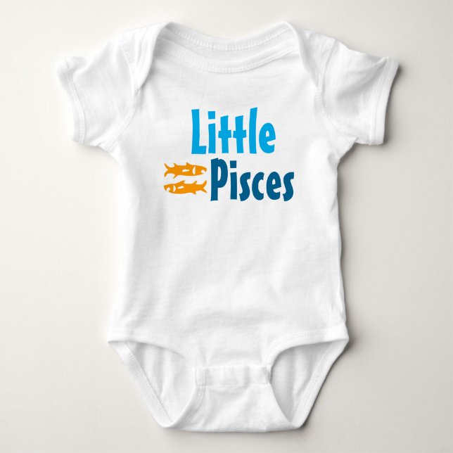 Little Pisces Baby Bodysuit (Front)