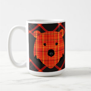 Little Plaid Story Book Bear Coffee Mug
