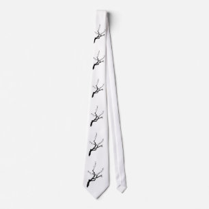 Little Plum Blossom Twig Neck Tie