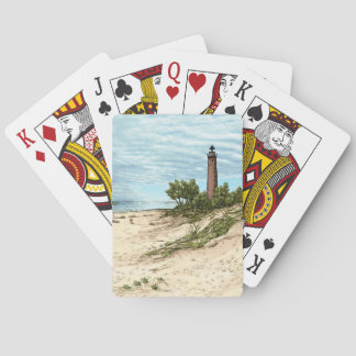 Little Point Sable Lighthouse Michigan Poker Cards