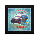 Little Police Cop custom name  Gift Box