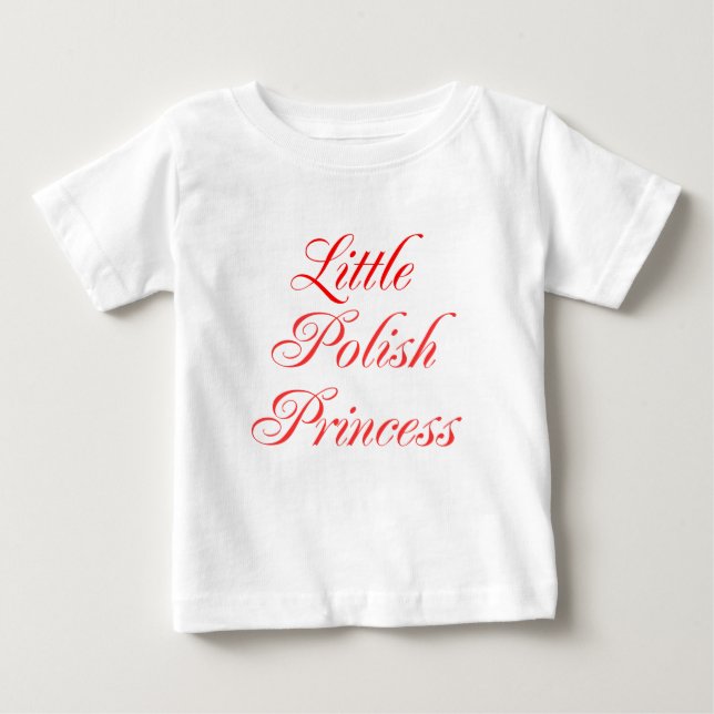Little Polish Princess Baby T-Shirt (Front)